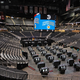 State Farm Arena in Atlanta sits ready and waiting for voters.